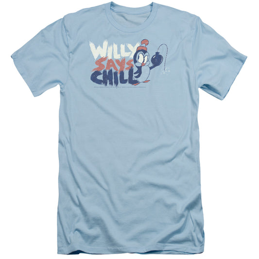 Chilly Willy - I Say Chill - Short Sleeve Adult 30/1 - Light Blue - Sm - Light Blue T-shirt