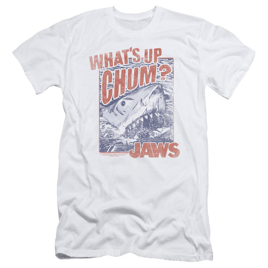 Jaws - Chum - Short Sleeve Adult 30/1 - White T-shirt