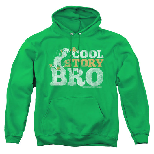 Chilly Willy - Cool Story - Adult Pull-over Hoodie - Kelly Green - Sm - Kelly Green