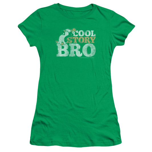 Chilly Willy - Cool Story - Short Sleeve Junior Sheer - Kelly Green - Sm - Kelly Green T-shirt