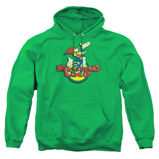 Woody Woodpecker - Loco - Adult Pull-over Hoodie - Kelly Green