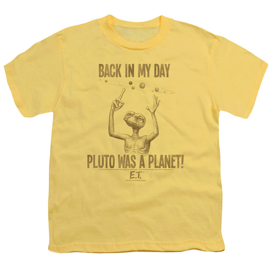 Et - In My Day - Short Sleeve Youth 18/1 - Banana - Sm - Banana T-shirt