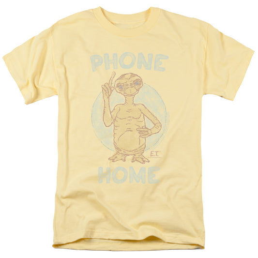Et - Phone - Short Sleeve Adult 18/1 - Banana - Sm - Banana T-shirt