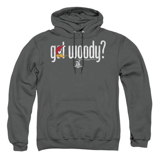 Woody Woodpecker - Got Woody - Adult Pull-over Hoodie - Charcoal