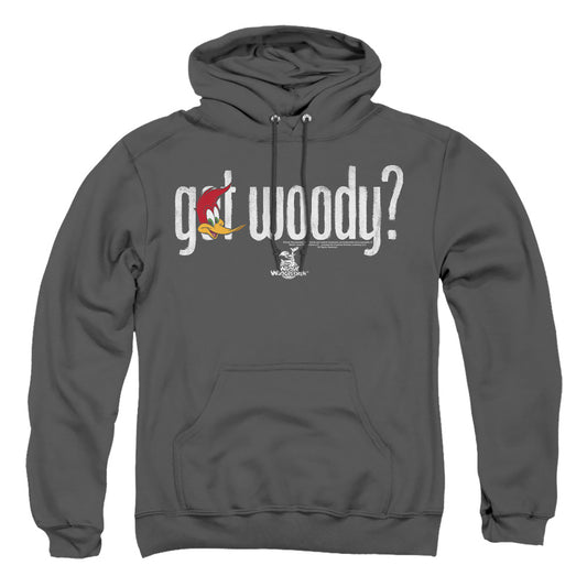 Woody Woodpecker - Got Woody - Adult Pull-over Hoodie - Charcoal