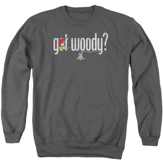 Woody Woodpecker - Got Woody - Adult Crewneck Sweatshirt - Charcoal