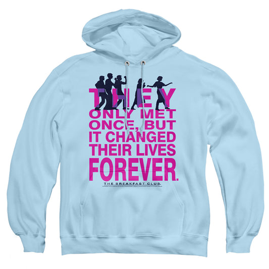 Breakfast Club - Forever - Adult Pull-over Hoodie - Light Blue - Sm - Light Blue