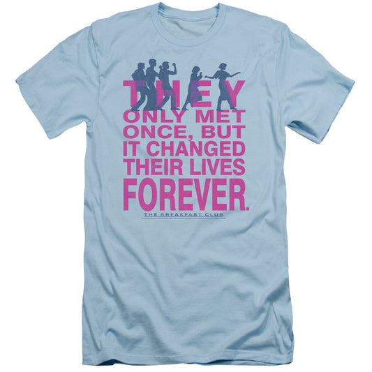 Breakfast Club - Forever - Short Sleeve Adult 30/1 - Light Blue - Sm - Light Blue T-shirt