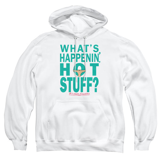 Breakfast Club - Whats Happenin - Adult Pull-over Hoodie - White - Sm - White