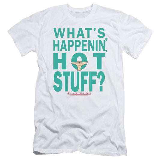 Breakfast Club - Whats Happenin - Short Sleeve Adult 30/1 - White - Md - White T-shirt