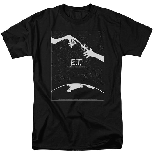 Et - Simple Poster - Short Sleeve Adult 18/1 - Black - Sm - Black T-shirt