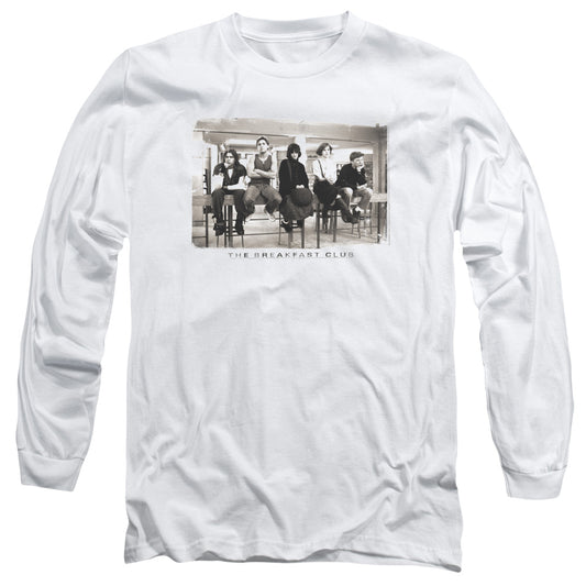 Breakfast Club - Mugs - Long Sleeve Adult 18/1 - White - Sm - White T-shirt