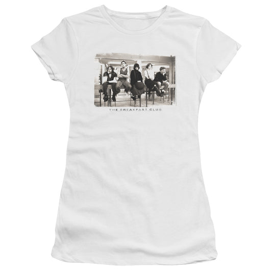 Breakfast Club - Mugs - Short Sleeve Junior Sheer - White - Sm - White T-shirt