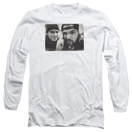 Mallrats - Mind Tricks - Long Sleeve Adult 18/1 - White T-shirt