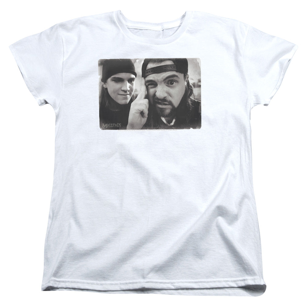 MALLRATS MIND TRICKS - S/S WOMENS TEE - WHITE T-Shirt