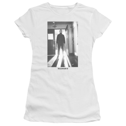 Halloween Ii - Monster - Short Sleeve Junior Sheer - White - Sm - White T-shirt