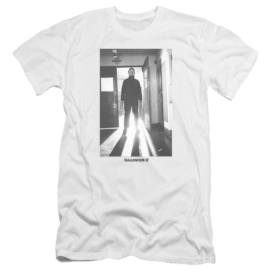 Halloween Ii - Monster-premuim Canvas Adult Slim Fit 30/1 - White
