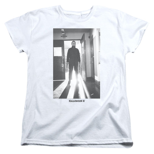 Halloween Ii - Monster - Short Sleeve Womens Tee - White - Sm - White T-shirt