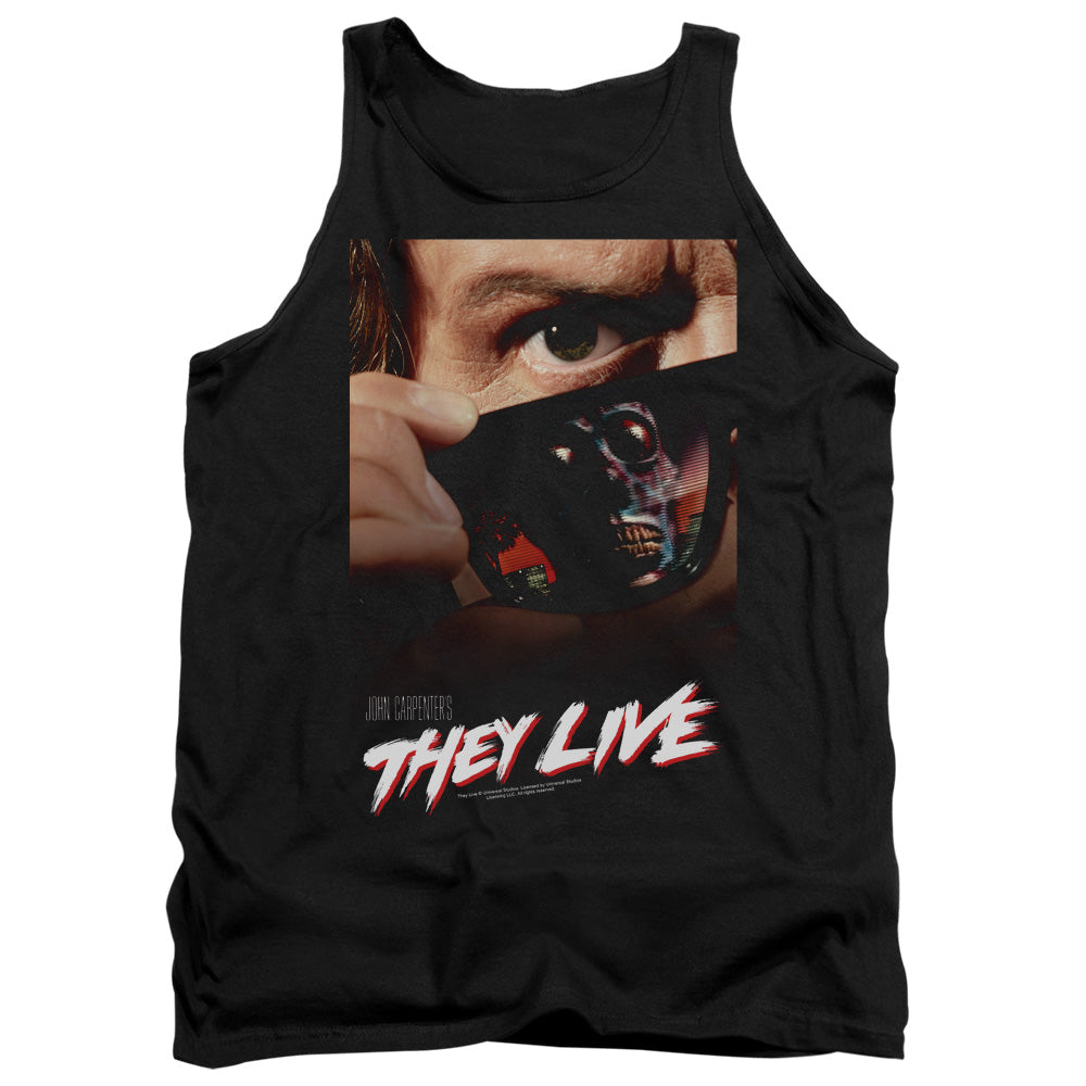 They Live - Poster - Adult Tank - Black