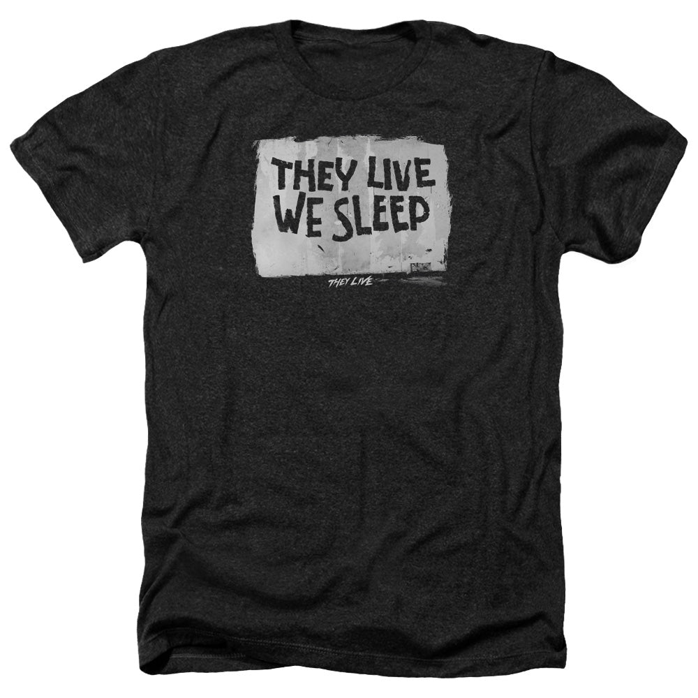 They Live - We Sleep - Adult Heather-black