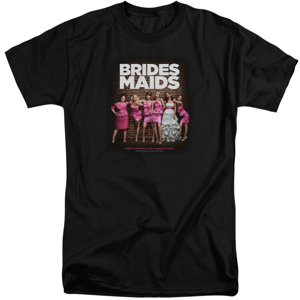 Bridesmaids - Poster - Short Sleeve Adult Tall - Black - Xl - Black T-shirt