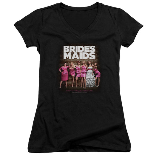 Bridesmaids - Poster - Junior V-neck - Black - Sm - Black