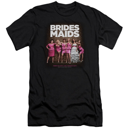 Bridesmaids - Poster - Short Sleeve Adult 30/1 - Black - Sm - Black T-shirt