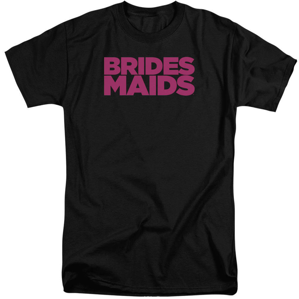 Bridesmaids - Logo - Short Sleeve Adult Tall - Black - Xl - Black T-shirt