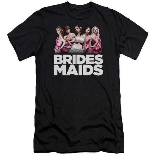 Bridesmaids - Maids-premuim Canvas Adult Slim Fit 30/1 - Black
