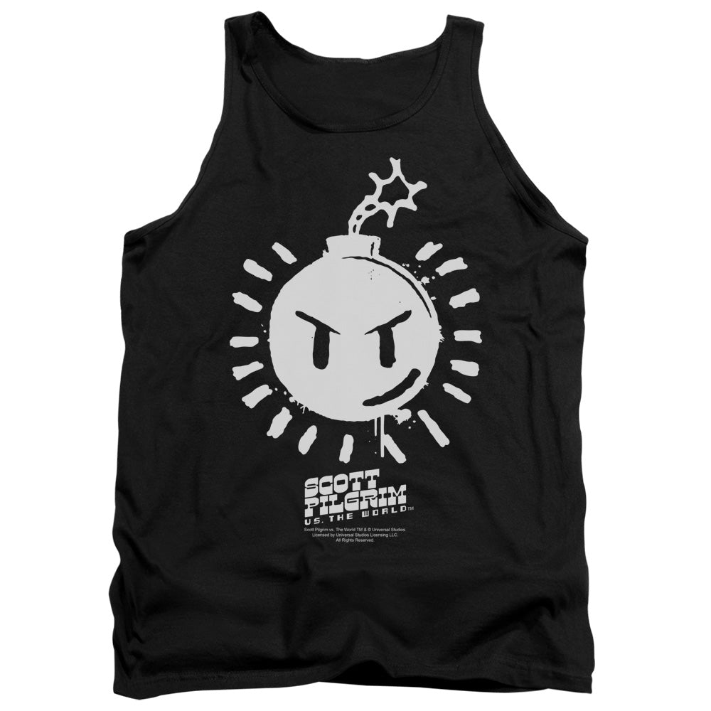 Scott Pilgrim - Sex Bob Omb Logo - Adult Tank - Black