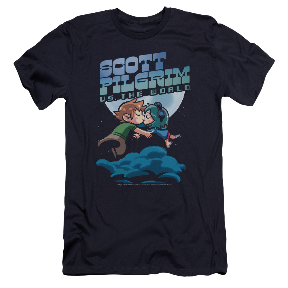 Scott Pilgrim - Lovers-premuim Canvas Adult Slim Fit 30/1 - Navy