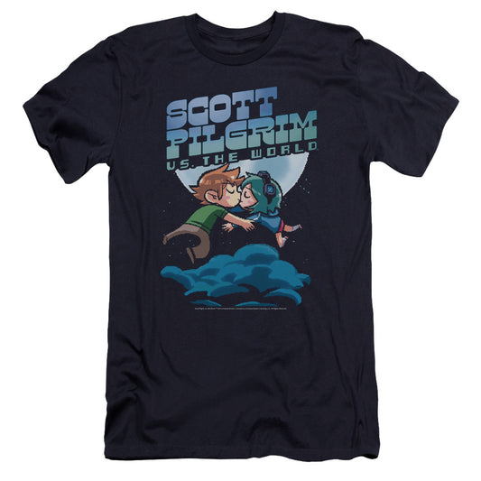 Scott Pilgrim - Lovers-premuim Canvas Adult Slim Fit 30/1 - Navy