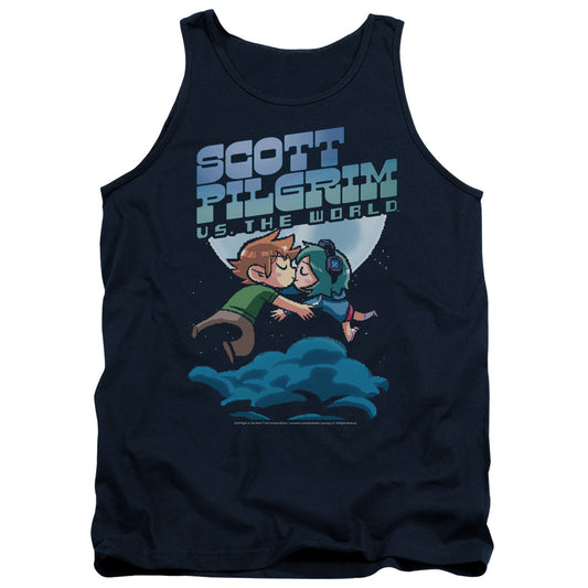 Scott Pilgrim - Lovers - Adult Tank - Navy