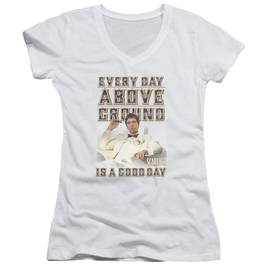 Scarface - Above Ground-junior V-neck - White