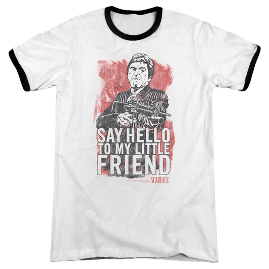 Scarface - Little Friend - Adult Ringer - White/black