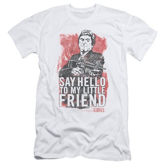 Scarface - Little Friend - Short Sleeve Adult 30/1 - White T-shirt