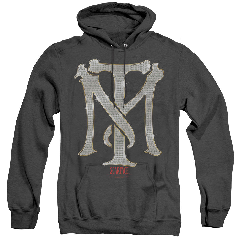 Scarface - Tm Bling - Adult Heather Hoodie - Black