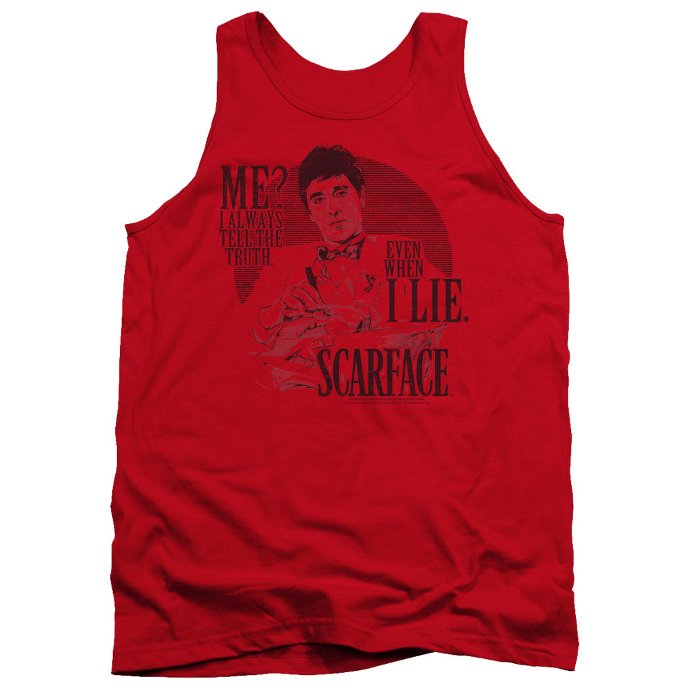 Scarface - Truth - Adult Tank - Red
