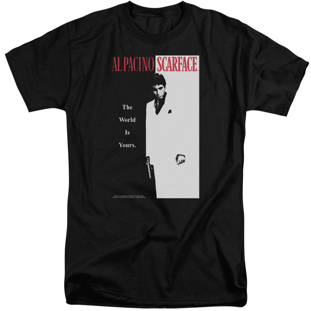 Scarface - Classic - Short Sleeve Adult Tall - Black T-shirt
