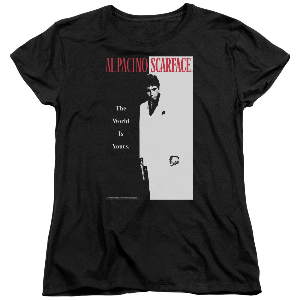 Scarface - Classic - Short Sleeve Womens Tee - Black T-shirt