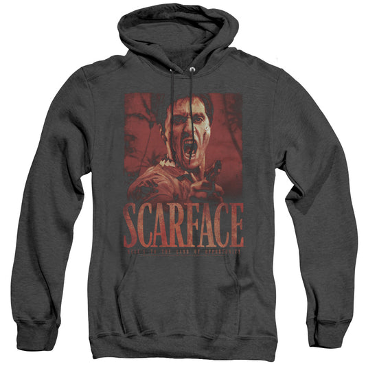 Scarface - Opportunity - Adult Heather Hoodie - Black