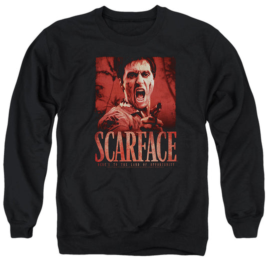Scarface - Opportunity - Adult Crewneck Sweatshirt - Black