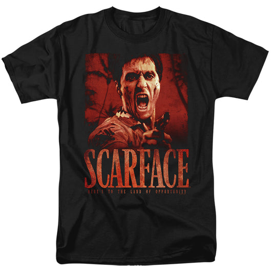 Scarface - Opportunity - Short Sleeve Adult 18/1 - Black T-shirt