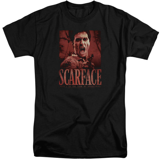 Scarface - Opportunity - Short Sleeve Adult Tall - Black T-shirt