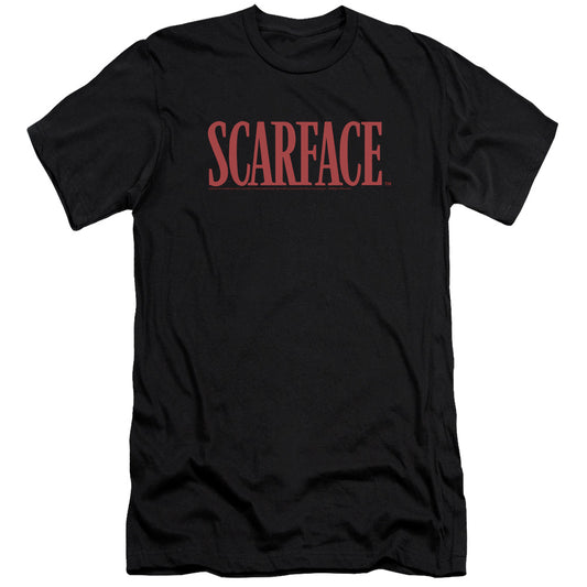 Scarface - Logo-premuim Canvas Adult Slim Fit 30/1 - Black