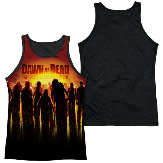 Dawn Of The Dead - Swarm - Adult Poly Tank Top Black Back - White