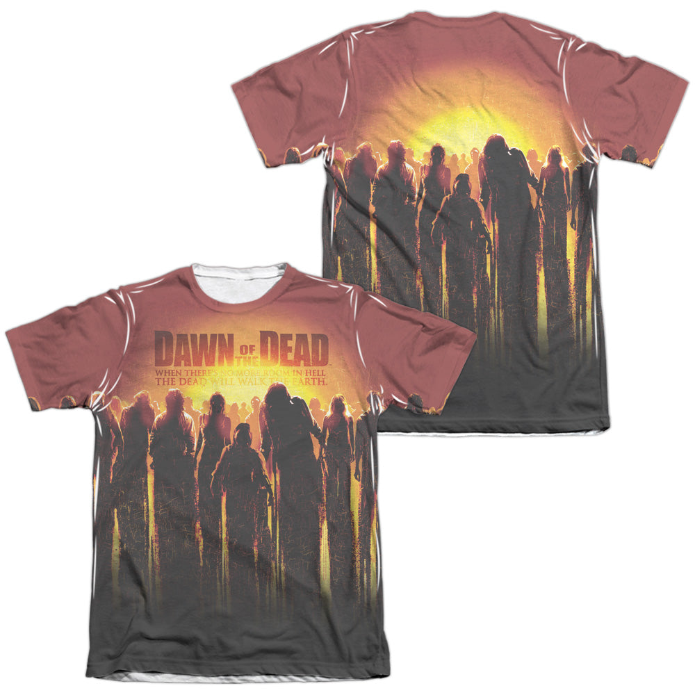 Dawn Of The Dead - Swarm - Adult Poly/cotton Short Sleeve Tee - White T-shirt