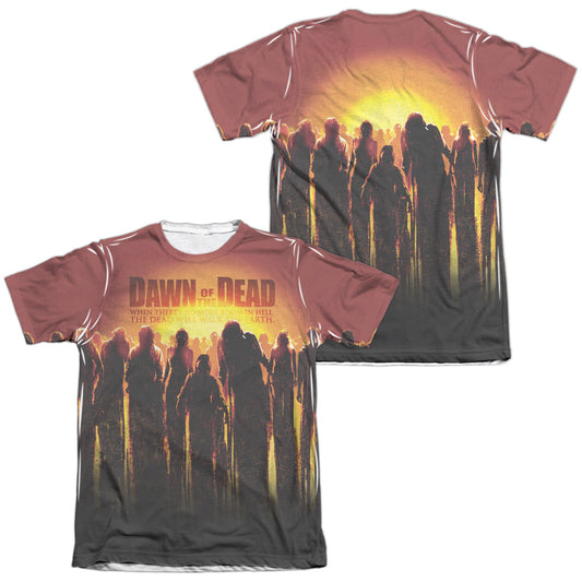 Dawn Of The Dead - Swarm - Adult Poly/cotton Short Sleeve Tee - White T-shirt