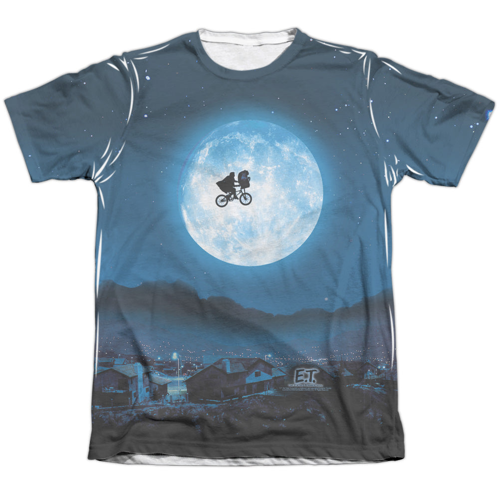 Et - Moon - Adult Poly/cotton Short Sleeve Tee - White T-shirt
