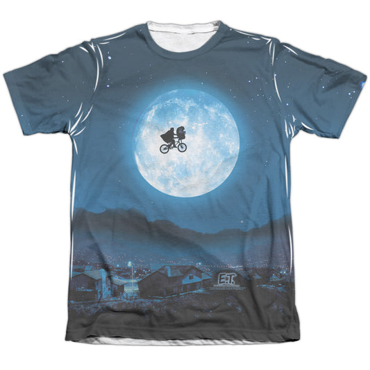 Et - Moon - Adult Poly/cotton Short Sleeve Tee - White T-shirt